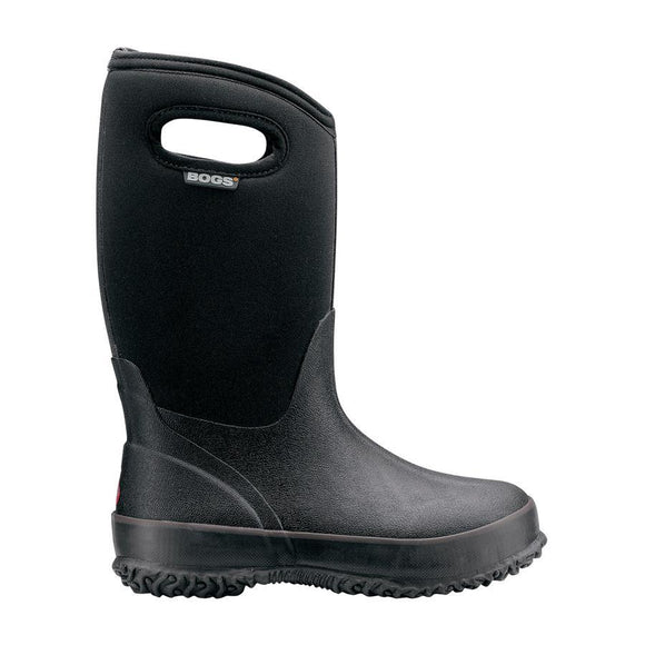 Bogs Classic Black Kids' Boots with Handles (Size 4)