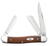 Case Smooth Chestnut Bone Medium Stockman (Chestnut Bone)