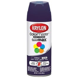 Colormaster Spray Paint, Indoor/Outdoor Use, Gloss Purple, 12-oz.