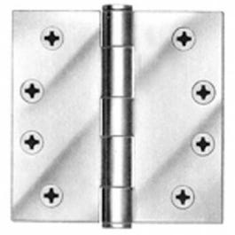 3-Pk., 4.5 x 4.5-In. Plain Bearing Door Hinges