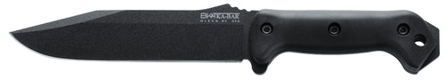 Ka-Bar BK7 Becker Combat Utility 7 Clip Point Plain Black 1095 Cro-Van Ultramid Black Handle Fixed