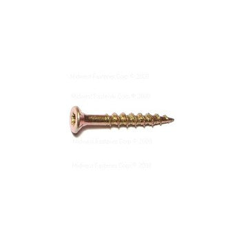 Midwest Fastener 09297 8x1-1/4 Star Gold 5#