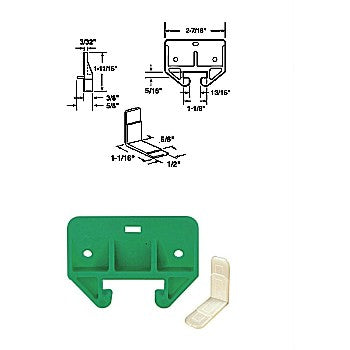 PrimeLine/SlideCo R7085 Drawer Track Guide Kit, 1-1/8