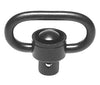 Troy Ind SMOUSSQ00BT00 SSQD Swivel 1 Quick Detach/Push Button Black Stainless Steel