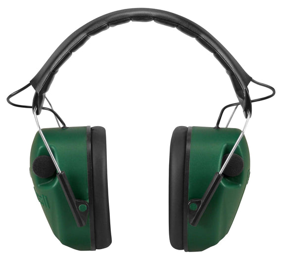 Caldwell 497700 E-Max Electronic 25 dB Over the Head Green Ear Cups w/Black Band