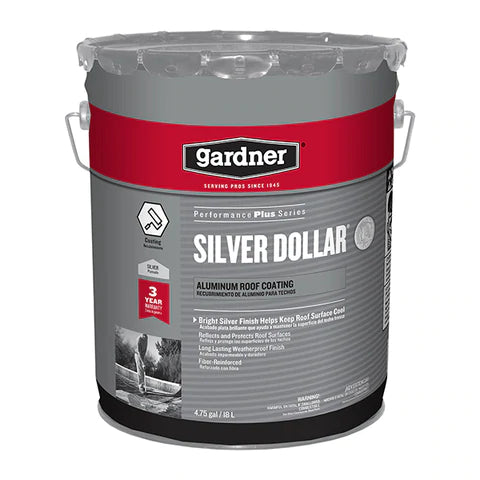Gardner® Silver Dollar® Aluminum Roof Coating 5 Gallon (5 Gal.)