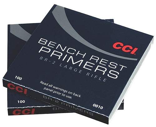 CCI 0010 Bench Rest BR-2 Large Rifle Primer 100 Per Box 10 Boxes Per Case Total 1000