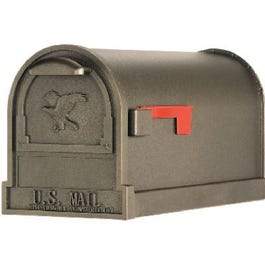 Arlington Post Mailbox, Bronze Cast Aluminum & Steel, Large