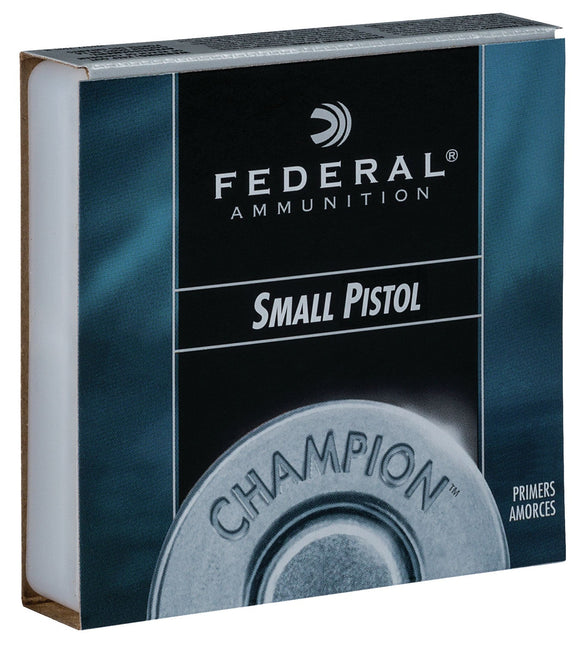 Federal 100 Champion  Small Pistol Primers. 1000 total packed 10 boxes of 100