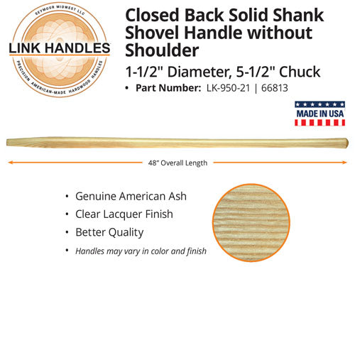 Seymour 48 Closed Back Solid Shank Handle, 1-1/2 dia., 5-1/2 Chuck