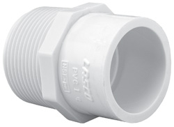 Lasco Fittings ½ x ¾ MPT x Slip Sch40 Reducing Male Adapter (½
