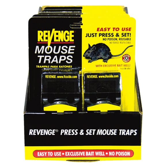 Black+decker Rat Trap Outdoor and Rat Traps Indoor - Mousetraps Indoor for Home Touch Free and Reusable Pest Control (8-Pack)