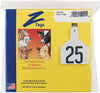 Z Tags 1-piece Pre-numbered Laser Print Tags For Calves, Numbers 1 To 25 (white) (White)