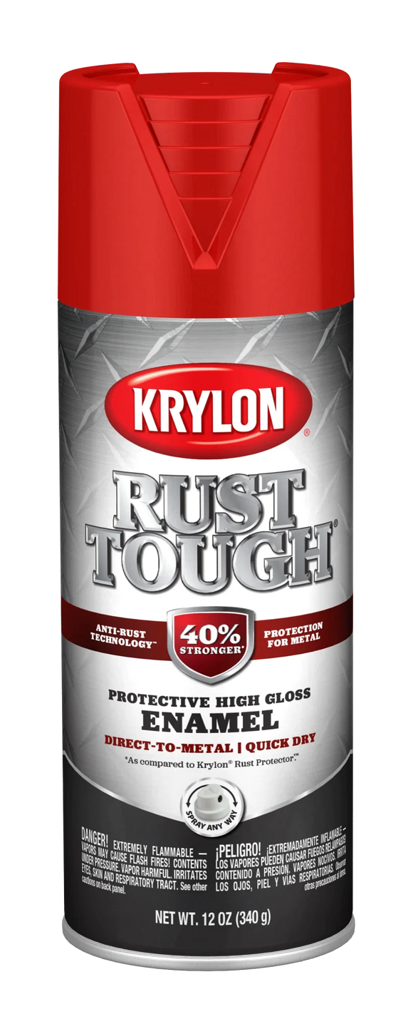 Krylon® Rust Tough® with Anti-Rust Technology Enamel Almond Rust 12 oz. (12 oz., Almond Rust)