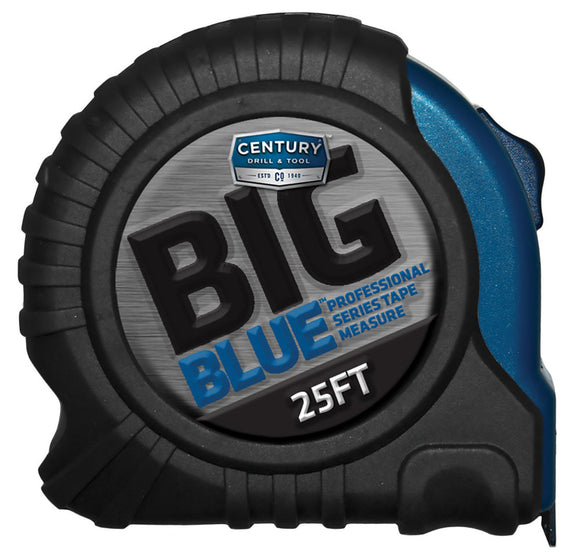 Century Drill And Tool Tape Measure Big Blue 25ft Length 1-1/4″ Blade Width (25' X 1-1/4″)