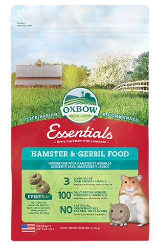 Oxbow Essentials - Hamster & Gerbil Food (1 lb)
