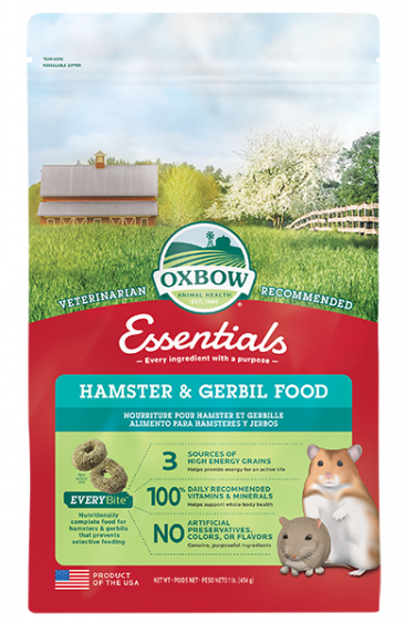 Oxbow Essentials - Hamster & Gerbil Food (1 lb)