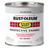 Rust-Oleum® Protective Enamel Brush-On Paint Gloss Aluminum (Half-Pint, Gloss Aluminum)
