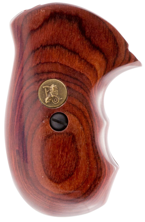 Pachmayr 63010 Renegade Laminate Revolver Grip Panels S&W J Frame Round Butt Smooth Wood Laminate Rosewood