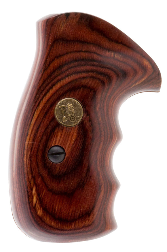 Pachmayr 63030 Renegade Laminate Revolver Grip Panels S&W K/L Frame Round Butt Smooth Wood Laminate Rosewood