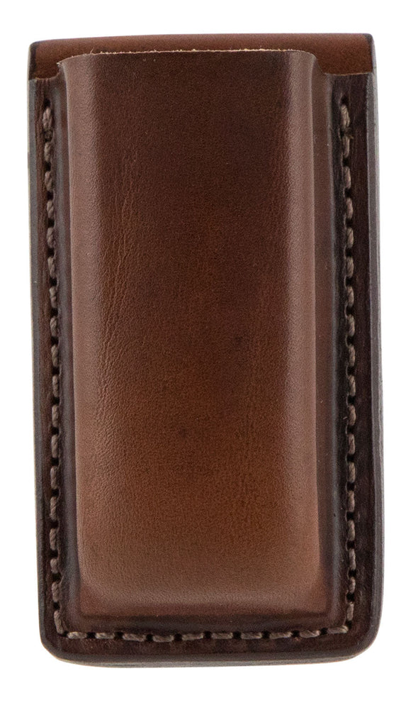 Bianchi 18055 Open Top Single Fits Glock Luger/40 S&W Leather Tan