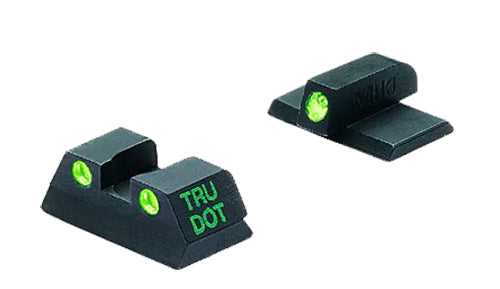 Meprolight USA ML15120 Tru-Dot Night Sight Set Kahr K9/40/45 Tritium Green Front/Rear Black