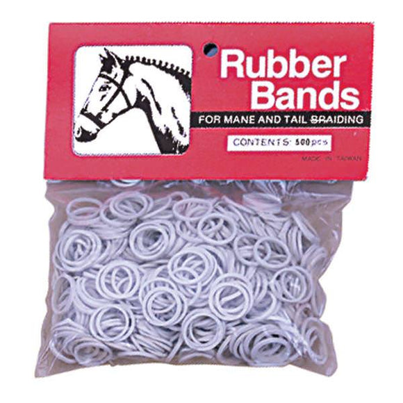 Weaver Leather Rubber Bands White (White)