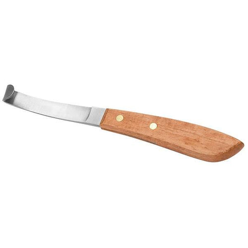 Weaver Leather Left-Handed Hoof Knife With Wooden Handle (8)