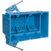 3-Gang New Work Super Blue Hard Body Wiring Box