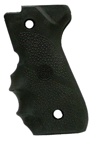 Hogue 92000 Rubber Grip with Finger Grooves Beretta 2F/96 Black