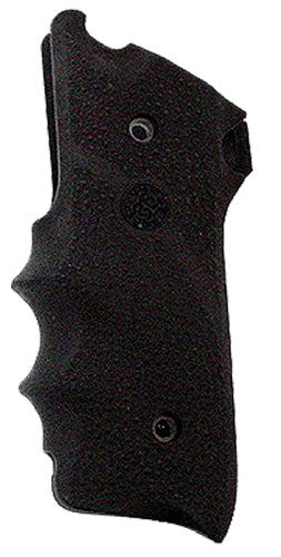 Hogue 82000 Rubber Grip with Finger Grooves Ruger MK II/MK III Black
