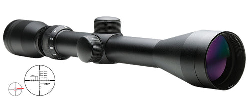NCStar SFB3940G Shooter3-9x 40mm Obj 36.6-13.6 ft @ 100 yds FOV 1 Tube Black Finish P4 Sniper