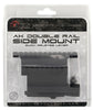 Aim Sports MK004S AK-47 Double Side Rail Mount Picatinny Style Aluminum Black Anodized