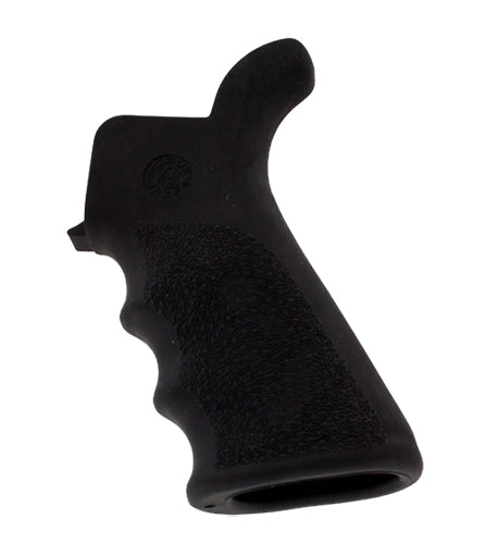 Hogue 15020 Rubber Grip Beavertail with Finger Grooves AR-15 Textured Black