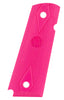 Hogue 45017 Rubber Grip Panels 1911 Government Checkered Pink