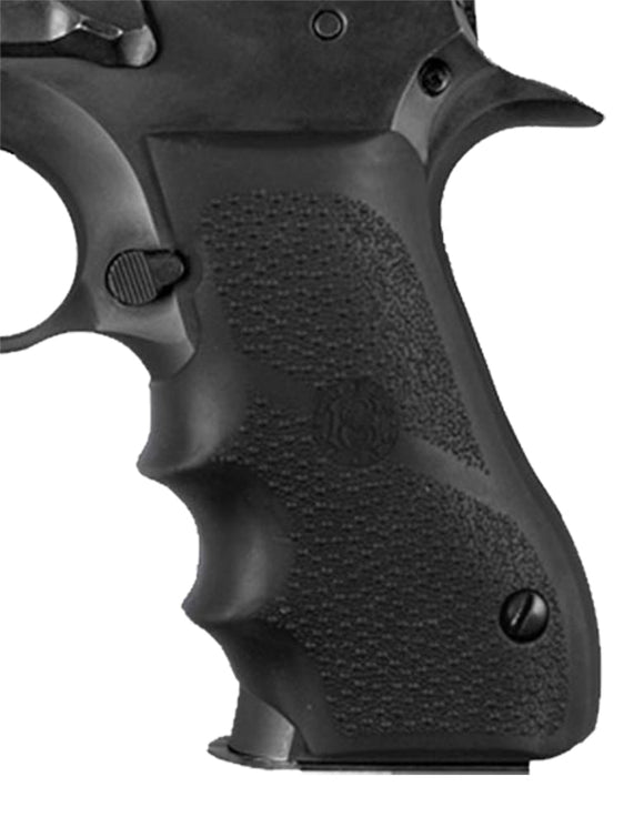 Hogue 76000 Rubber Grip with Finger Grooves Magnum Baby Eagle Black