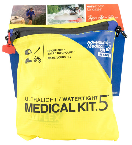 Adventure Medical Kits 01250292 Ultralight/Watertight .5 Medical Kit 1 Person 1-