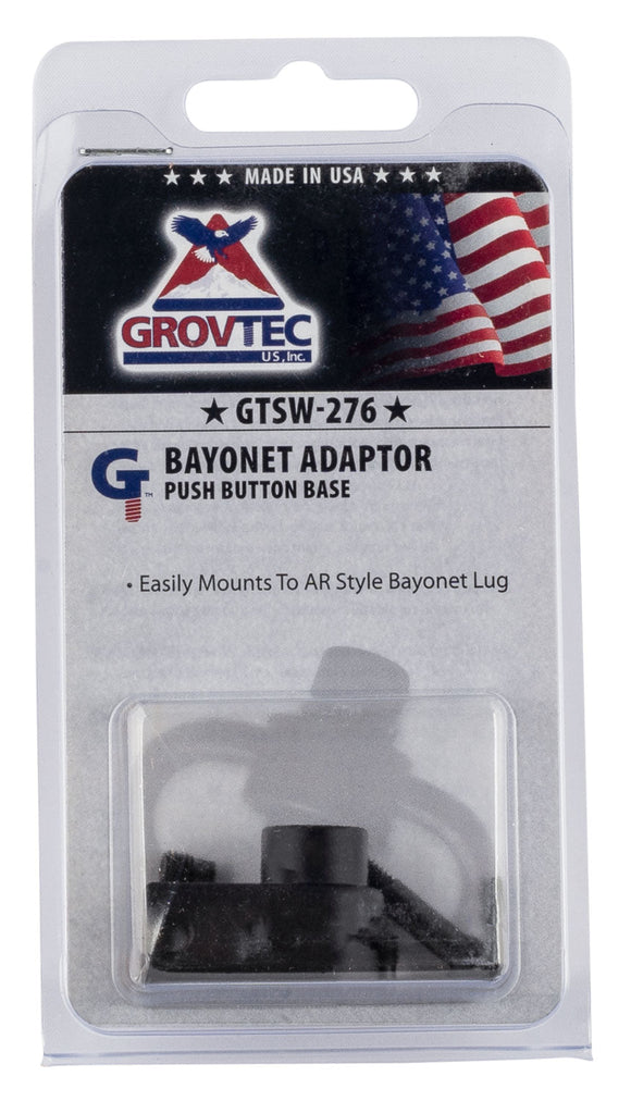 Grovtec US Inc GTSW276 Bayonet Adapter Plate  Black Oxide AR Platforms