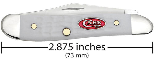 Case SparXX™ Standard Jig White Synthetic Peanut (White Synthetic)