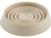 Shepherd Hardware 1-3/4-Inch Round Rubber Furniture Cups, Off-White, 4-Pack (1-3/4)