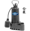 Superior Pump 1/2 HP Cast Iron Sump Pump with Side Discharge Tethered Float (1/2 HP)