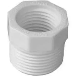 Charlotte Pipe 3/4 In. MPT x 1/2 In. FPT Schedule 40 PVC Bushing (3/4
