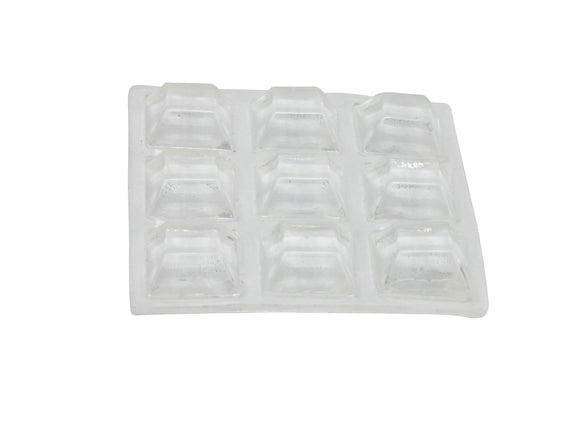 Shepherd Hardware 1/2-Inch SurfaceGard Clear Adhesive Bumper Pads, 9-Count (1/2