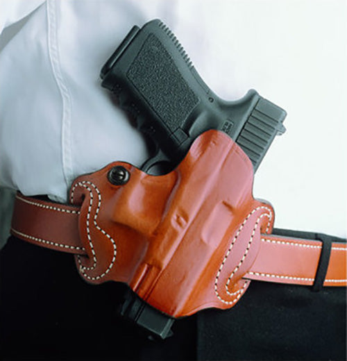 Desantis Gunhide 086BAE1Z0 Mini Slide  Black Leather Belt fits Glock 43 Right Hand