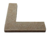 Shepherd Hardware 1-1/2-Inch Heavy Duty Self-Adhesive Felt Corner Furniture Pads, 8-Pack (1-1/2)