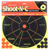 Birchwood Casey 34032 Shoot-N-C Handgun Trainer Self-Adhesive Paper 12 Circle Yellow Target Paper w/Black Target & Red Accents 5 Per Pack