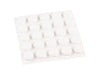 Shepherd Hardware 3/8-Inch Self-Adhesive Felt Furniture Pads, 75-Pack, White (3/8