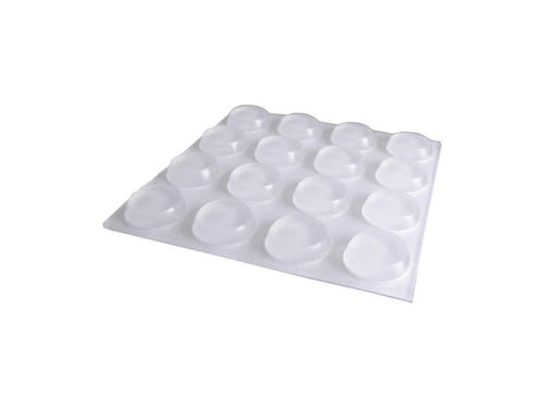 Shepherd Hardware 1/2-Inch SurfaceGard Clear Adhesive Bumper Pads, 16-Count (1/2)