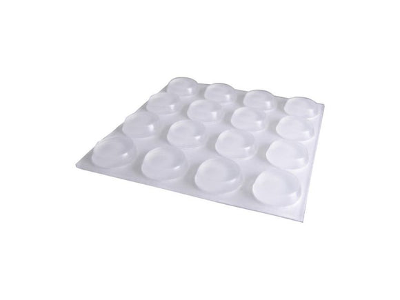 Shepherd Hardware 1/2-Inch SurfaceGard Clear Adhesive Bumper Pads, 16-Count (1/2