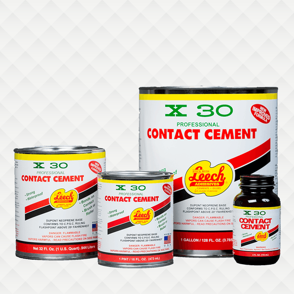 Leech X 30® Contact Cement 4 oz. (4 oz.)